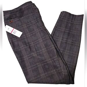 Sharagano Plaid Dress Slacks